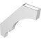 Ekena Millwork 3 1/2-in. W x 30-in. D x 34-in. H Balboa Architectural Grade PVC Knee Brace BRCP035X30X34BOA - alternate 6